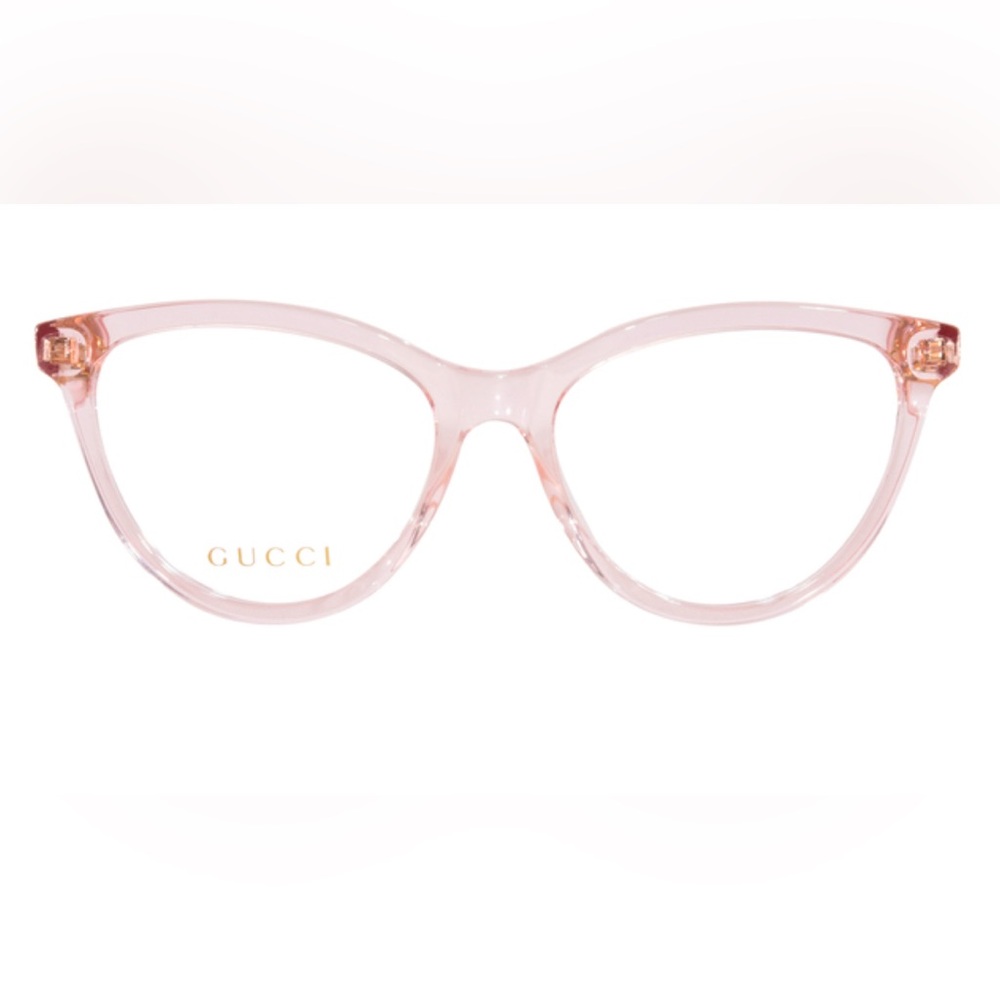 Gucci cat eye frames GG 1790 007 53 NWT 
Translucent blush color